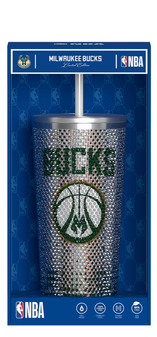 NBA 25oz Bling Journey in Collectors  Box - Milwaukee Bucks