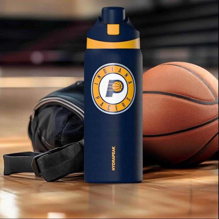 NBA 32oz Oasis Water Bottle with Push-Button Chug Lid and Flexible Handle