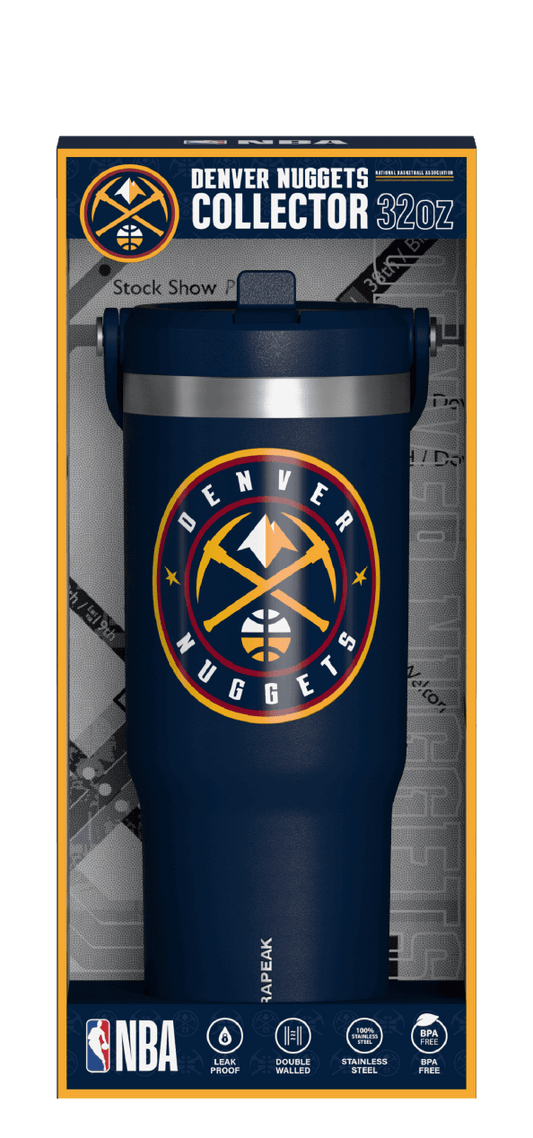 NBA 32oz Nomad with Straw Lid in Collectors Box - Denver Nuggets