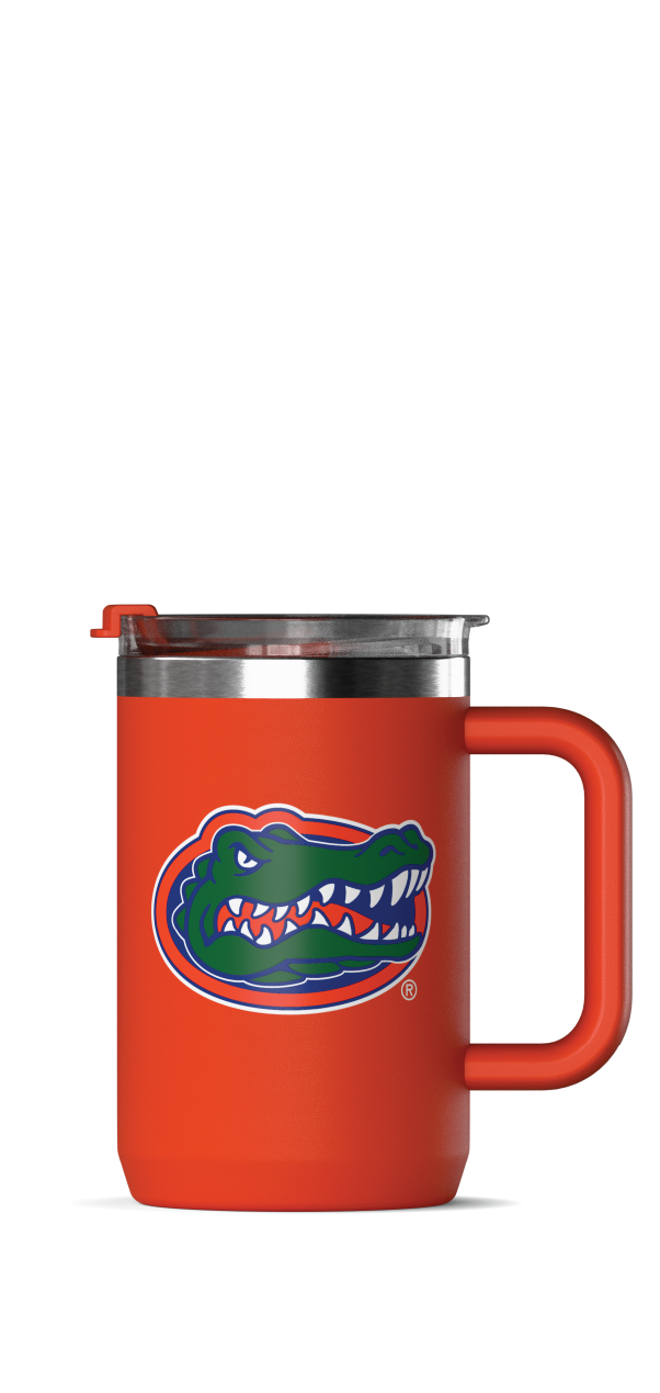 Gators 18 oz Insulated Coffee Mug with Handle and Lid