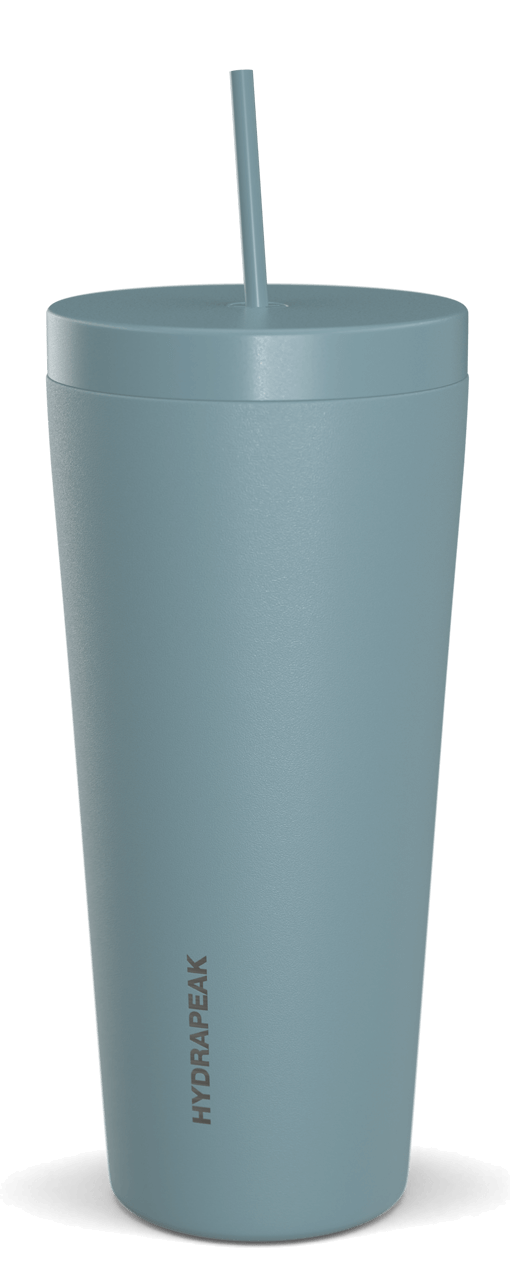 25oz Traveler with Straw Lid - Modern Blue