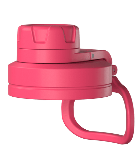 Chug Lid / Black - Hot Pink
