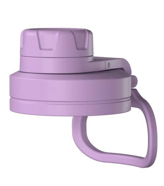 Chug Lid / Black - Mauve