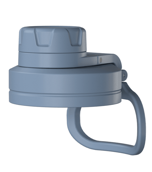 Chug Lid / Black - Modern Blue