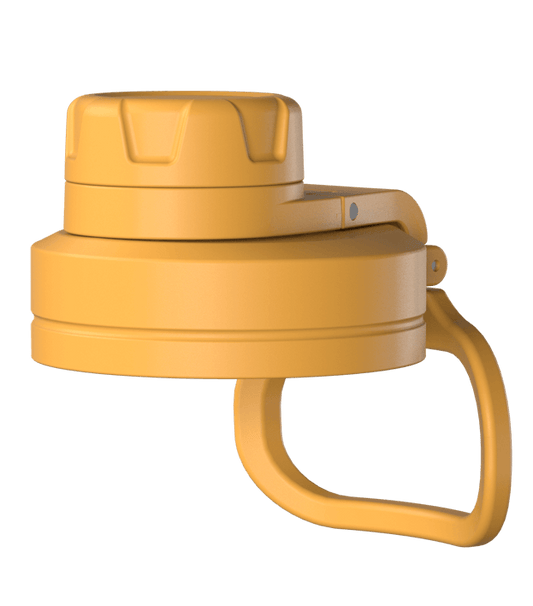 Chug Lid / Black - Tangerine