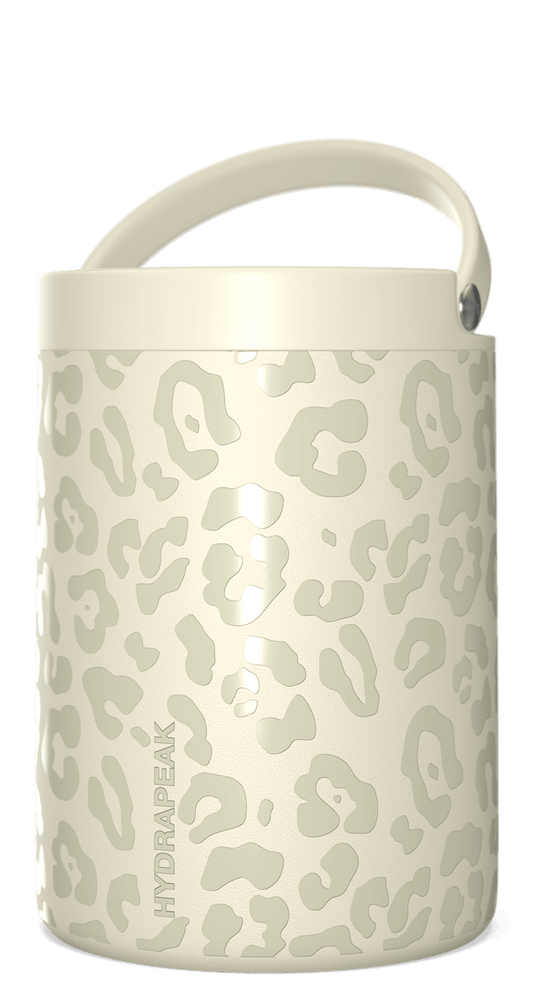 32 oz / Digital Lavender - Cream Leopard