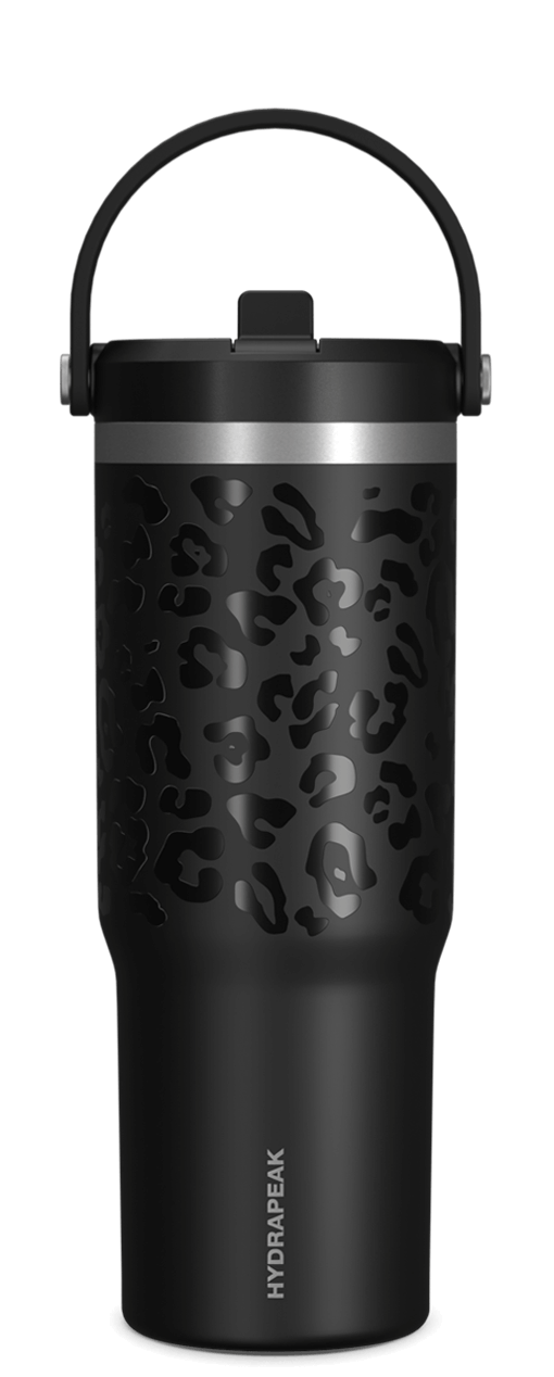 32 oz|Black Leopard