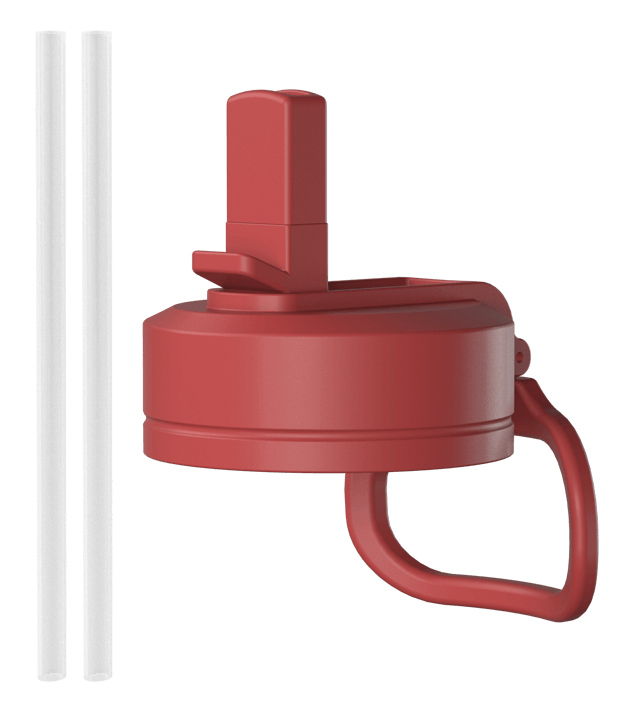 Straw Lid|Faded Red
