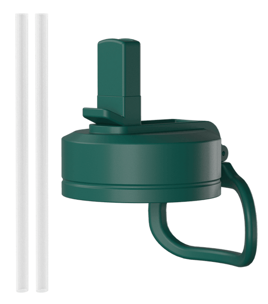 Straw Lid / Black - Forest