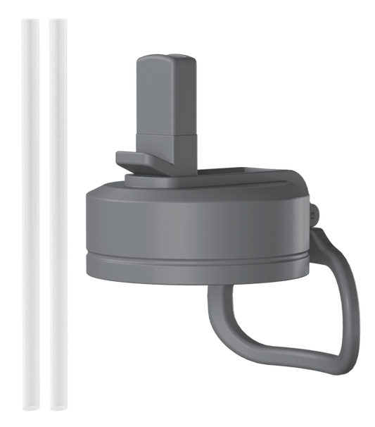Straw Lid / Black - Graphite