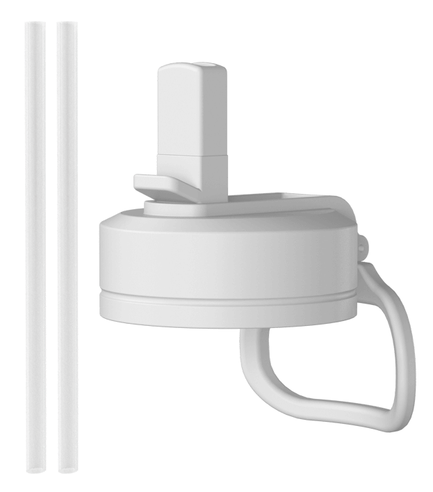 Straw Lid|White
