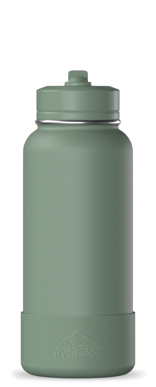 32 oz / Grey - Sage Leaf
