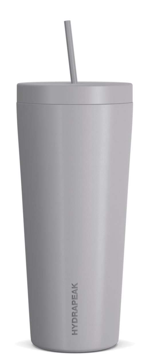 25oz Traveler with Straw Lid - Grey