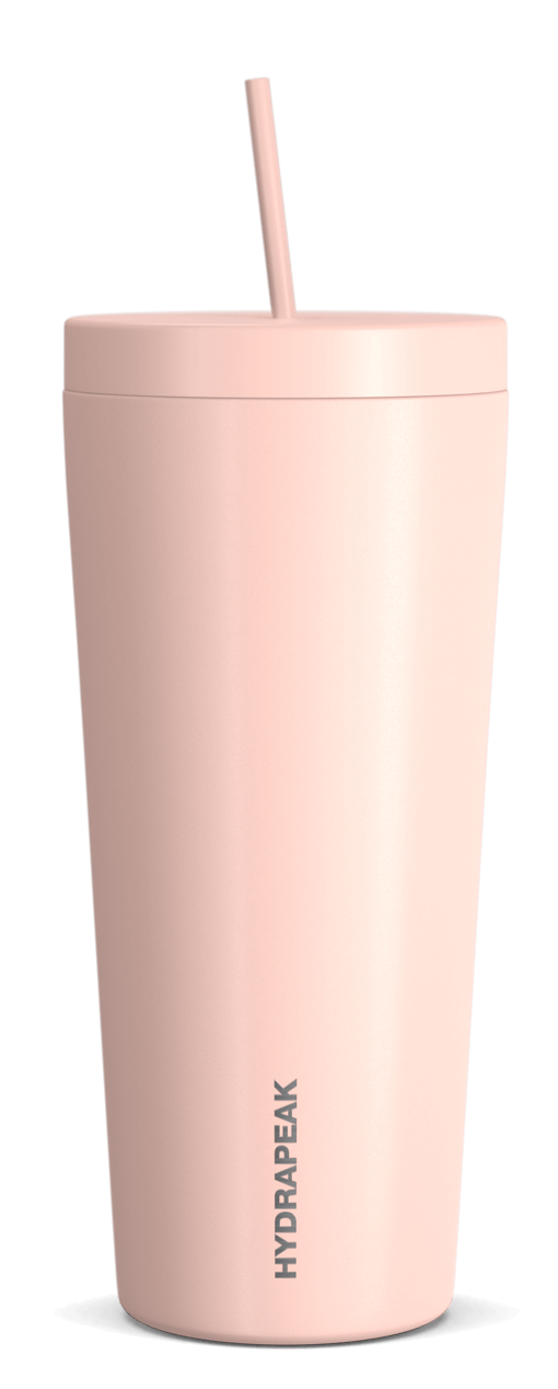 25oz Traveler with Straw Lid - Peony