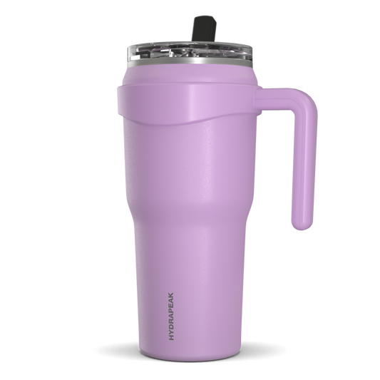 Roadster 40oz Tumbler with Handle and 2-in-1 Straw Lid- Mauve