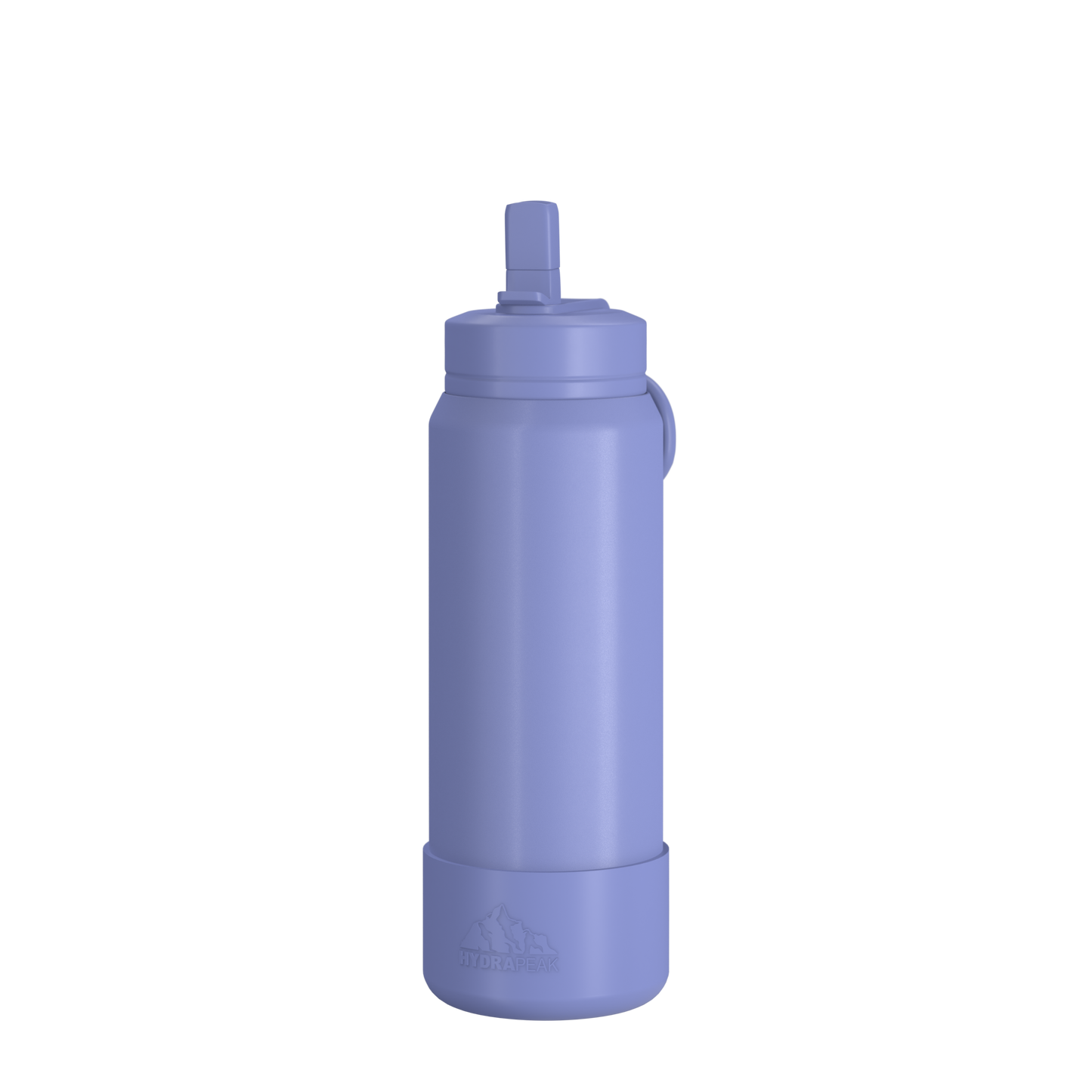 26oz Insulated Water Bottles with Matching Straw Lid and Rubber Boot - Iris