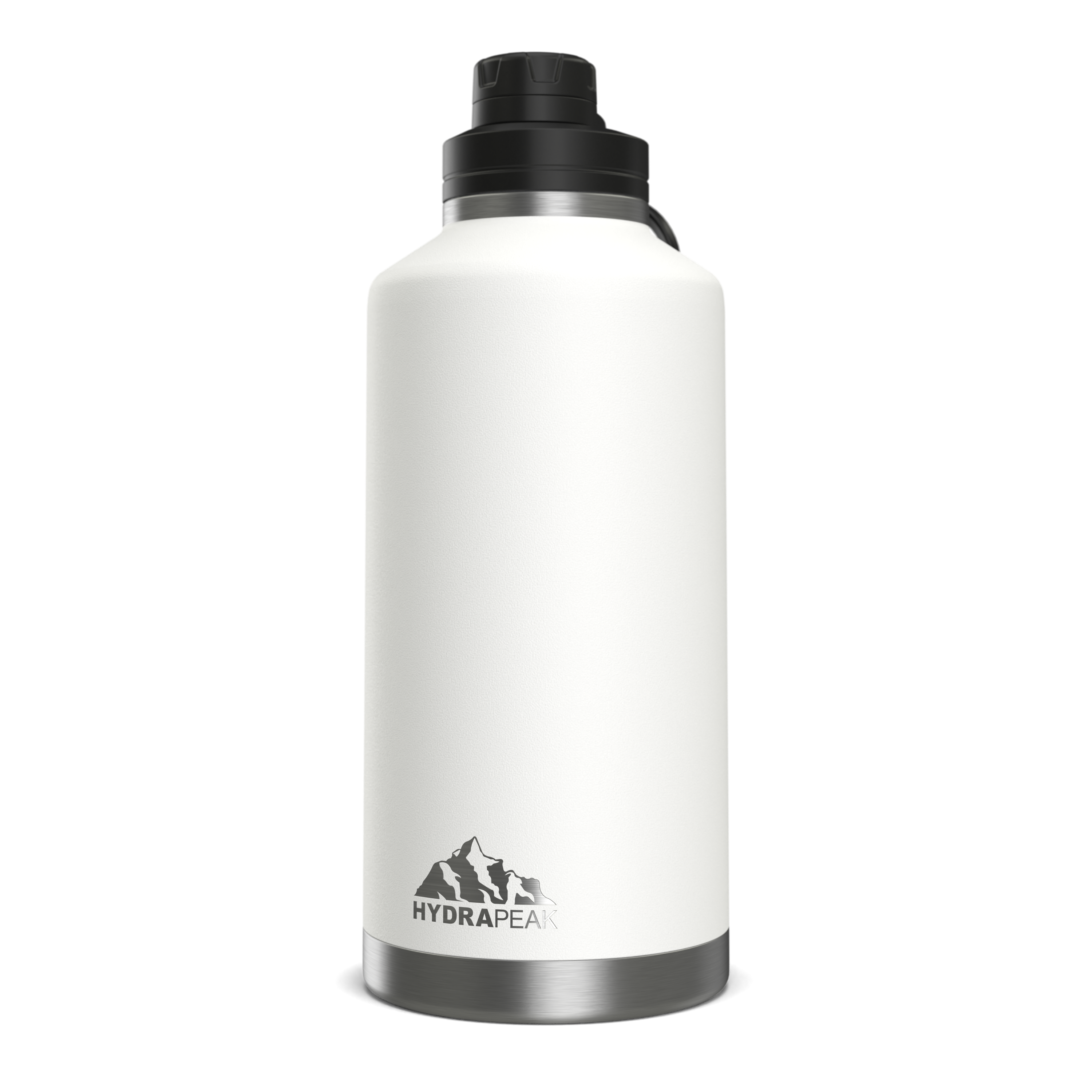 Hydrapeak 72oz Insulated Water Bottle with Chug Lid White
