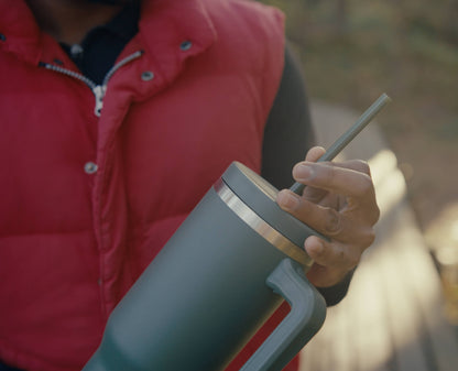 40oz Voyager Tumbler with Straw Lid