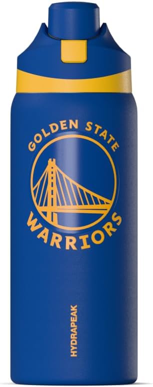 NBA 32oz Oasis Water Bottle with Push-Button Chug Lid and Flexible Handle
