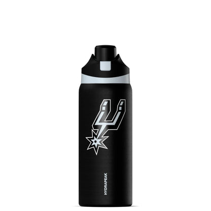 NBA 32oz Oasis Water Bottle with Push-Button Chug Lid and Flexible Handle