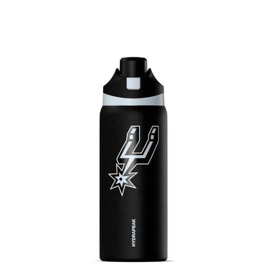 NBA 32oz Oasis Water Bottle with Push-Button Chug Lid and Flexible Handle - San Antonio Spurs