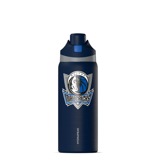 NBA 32oz Oasis Water Bottle with Push-Button Chug Lid and Flexible Handle - Dallas Mavericks