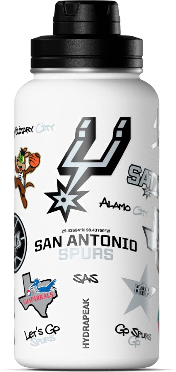 NBA 32oz Active City Vibes Collection Water Bottle with Chug Lid