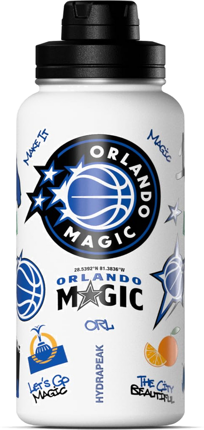 NBA 32oz Active City Vibes Collection Water Bottle with Chug Lid