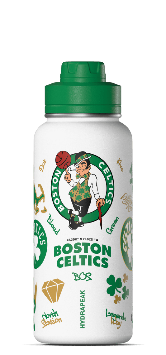 NBA 32oz Active City Vibes Collection Water Bottle with Chug Lid - Boston Celtics