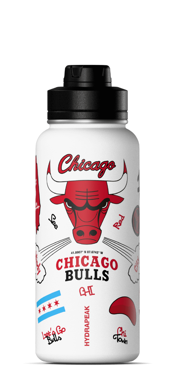 NBA 32oz Active City Vibes Collection Water Bottle with Chug Lid