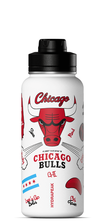 NBA 32oz Active City Vibes Collection Water Bottle with Chug Lid
