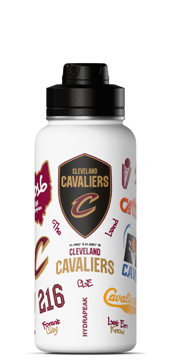 NBA 32oz Active City Vibes Collection Water Bottle with Chug Lid