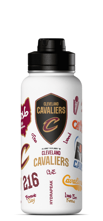 NBA 32oz Active City Vibes Collection Water Bottle with Chug Lid