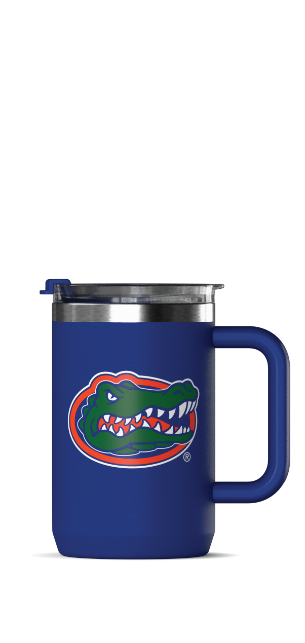 Gators 18 oz Insulated Coffee Mug with Handle and Lid