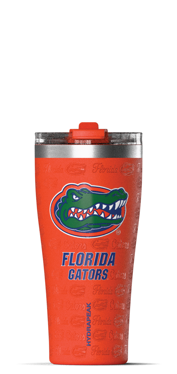 Gators 30 oz Roamer Tumbler - Water Bottle with Flip Up Straw Lid