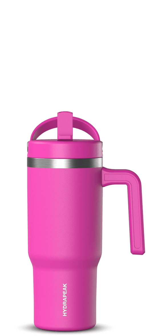 18oz Kids Voyager With Straw Lid - Fuchsia