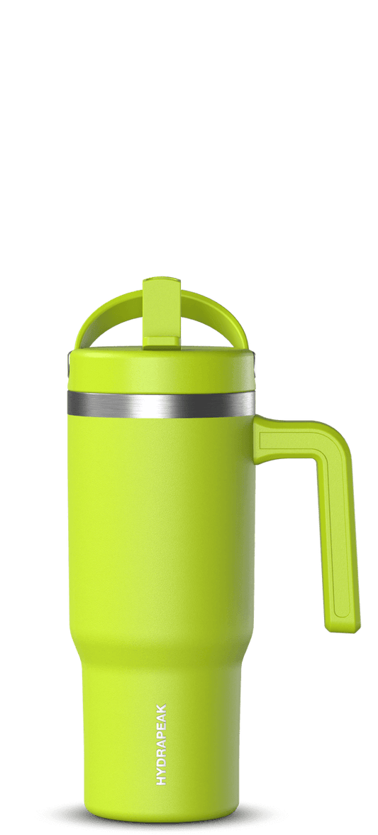 18oz Kids Voyager With Straw Lid - Neon Greens