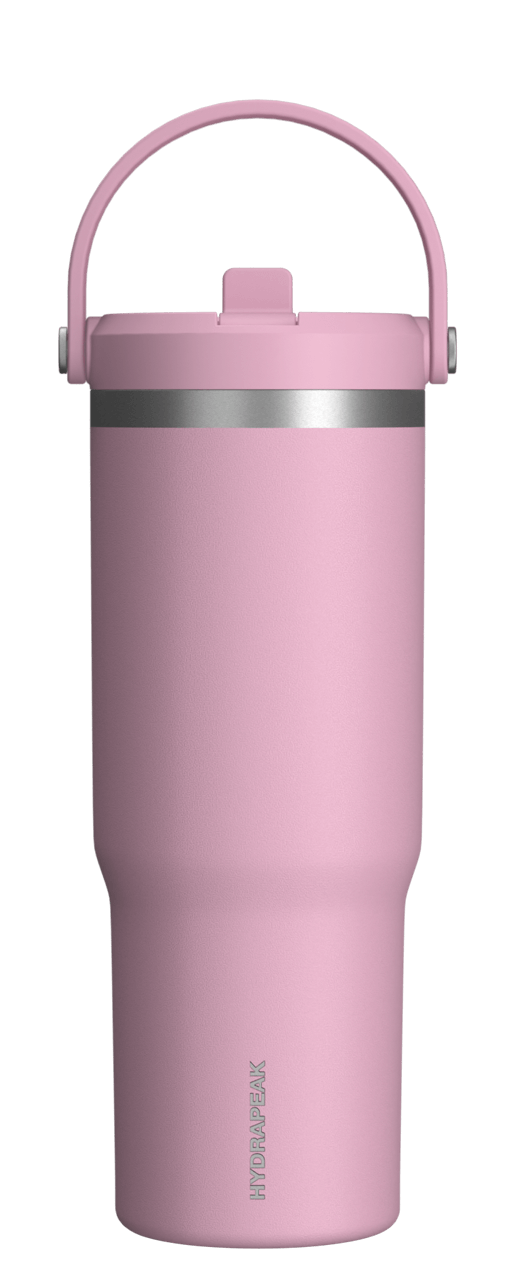 32oz Nomad with Handle and Straw Lid - Cotton Pink