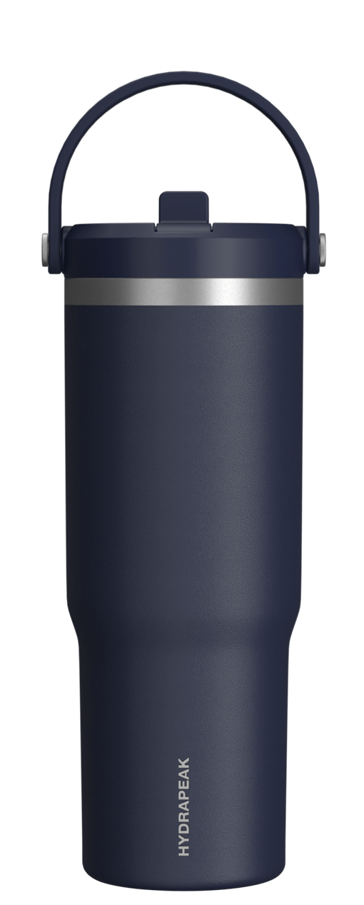 32oz Nomad with Handle and Straw Lid - Navy