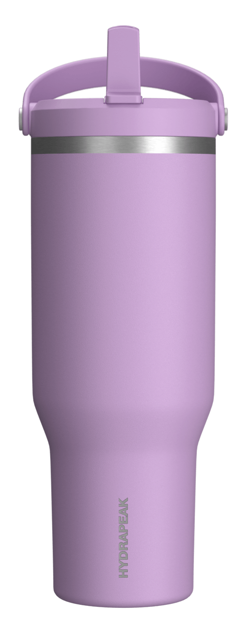 40oz Nomad with Handle and Straw Lid - Mauve