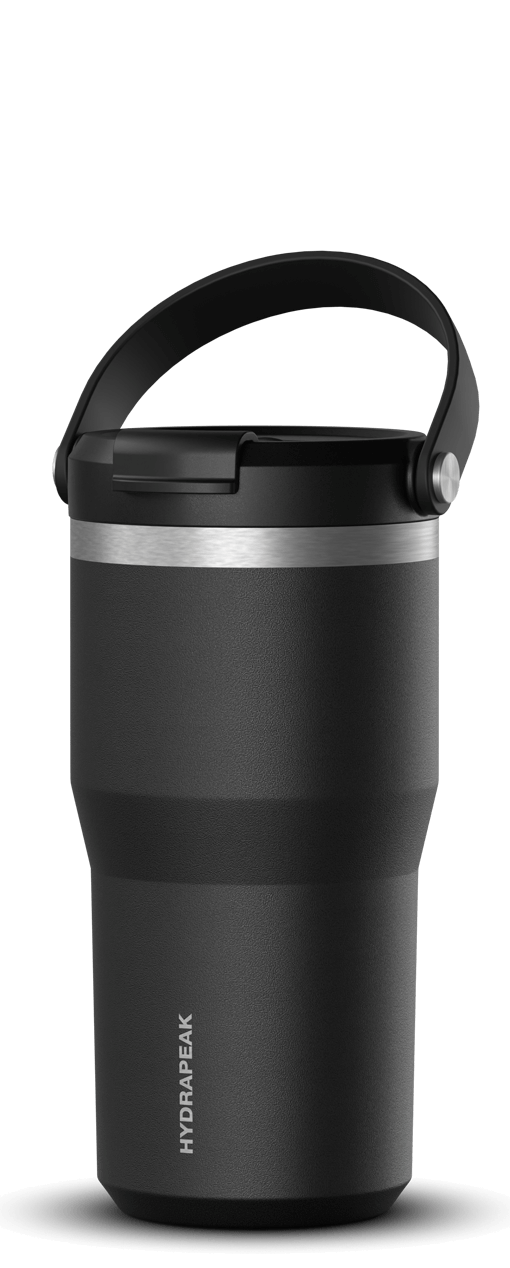 24oz Nomad with Handle and Sip Lid - Black