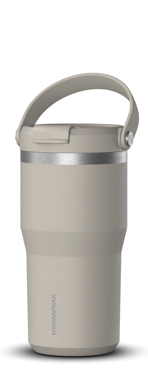 24oz Nomad with Handle and Sip Lid - Stone
