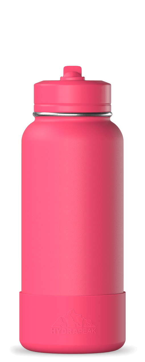 32oz Sport Boot with Straw Lid - Hot Pink