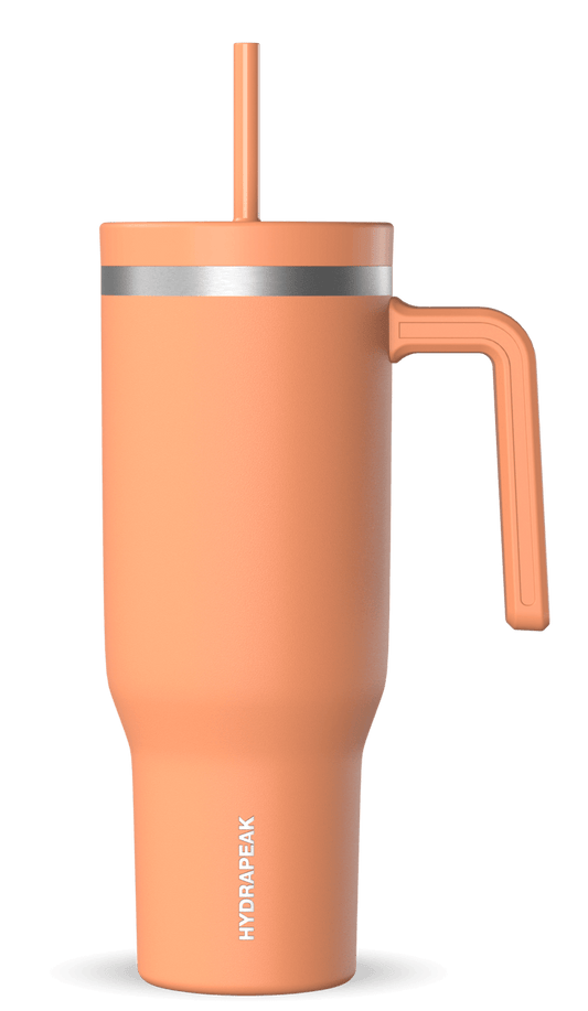 40oz Voyager Tumbler with Straw Lid - Apricot Crush