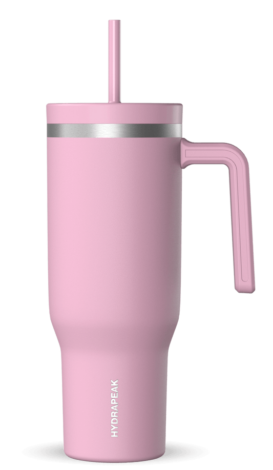 40oz Voyager Tumbler with Straw Lid - Cotton Pink
