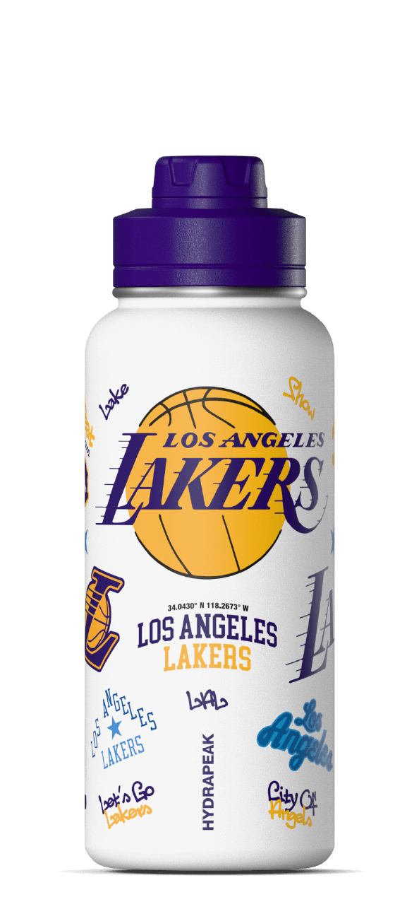 NBA 32oz Active City Vibes Collection Water Bottle with Chug Lid