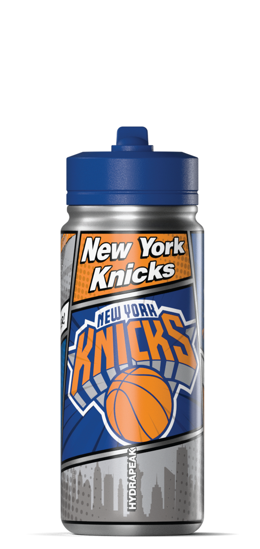 NBA 20oz Active Insulated Water Bottle â€“ Stainless Steel with Straw Lid & Handle - New York Knicks