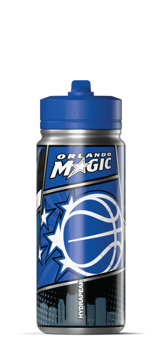 NBA 20oz Active Insulated Water Bottle â€“ Stainless Steel with Straw Lid & Handle - Orlando Magic
