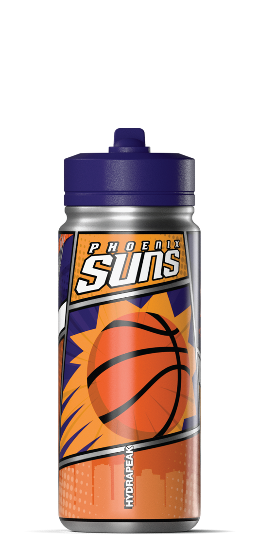 NBA 20oz Active Insulated Water Bottle â€“ Stainless Steel with Straw Lid & Handle - Phoenix Suns
