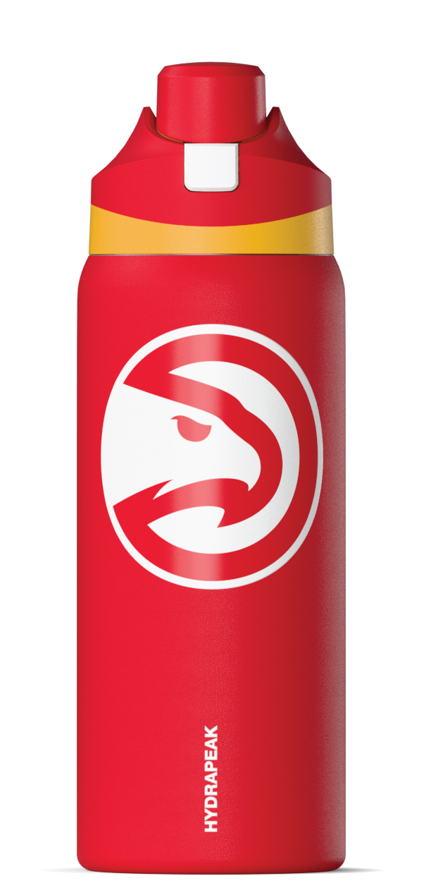 NBA 32oz Oasis Water Bottle with Push-Button Chug Lid and Flexible Handle